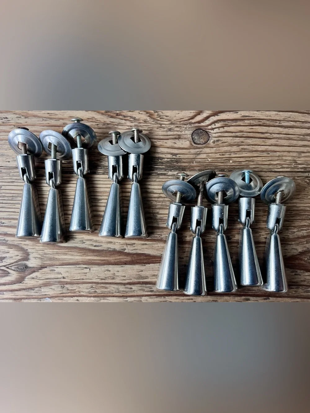 Silver Metal Pull Handles Set of 10 decorative metal pulls knobs hardware